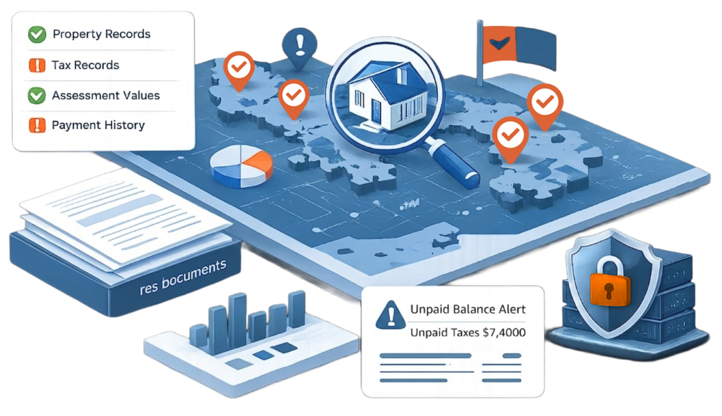 Valida Title secure property data verification and privacy protection system